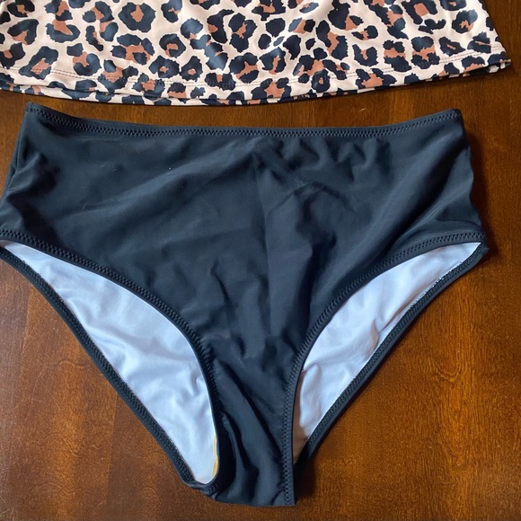 Women’s Beachsissi Tank Set‎ Swimsuit- Size Medium- Leopard Print/NWT - Picture 2 of 8